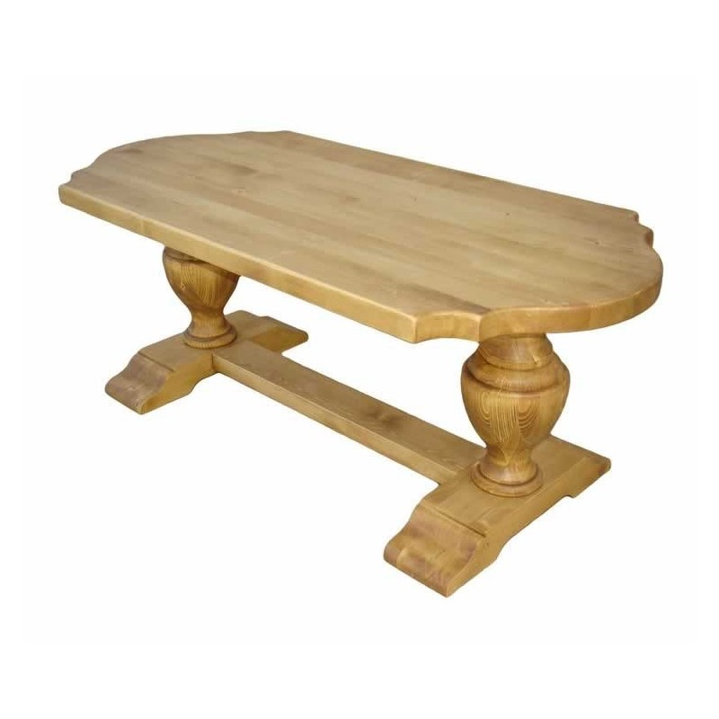 Table basse pieds tournés