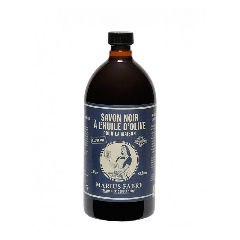 Savon noir 1L huile d'olive nature