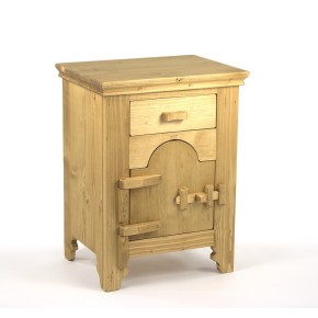 Chevet 1 porte gauche charnières bois