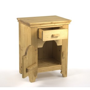 Chevet 1 porte gauche charnières bois