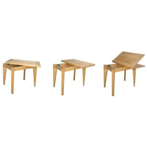 Table extensible pieds fuseaux Chamonix