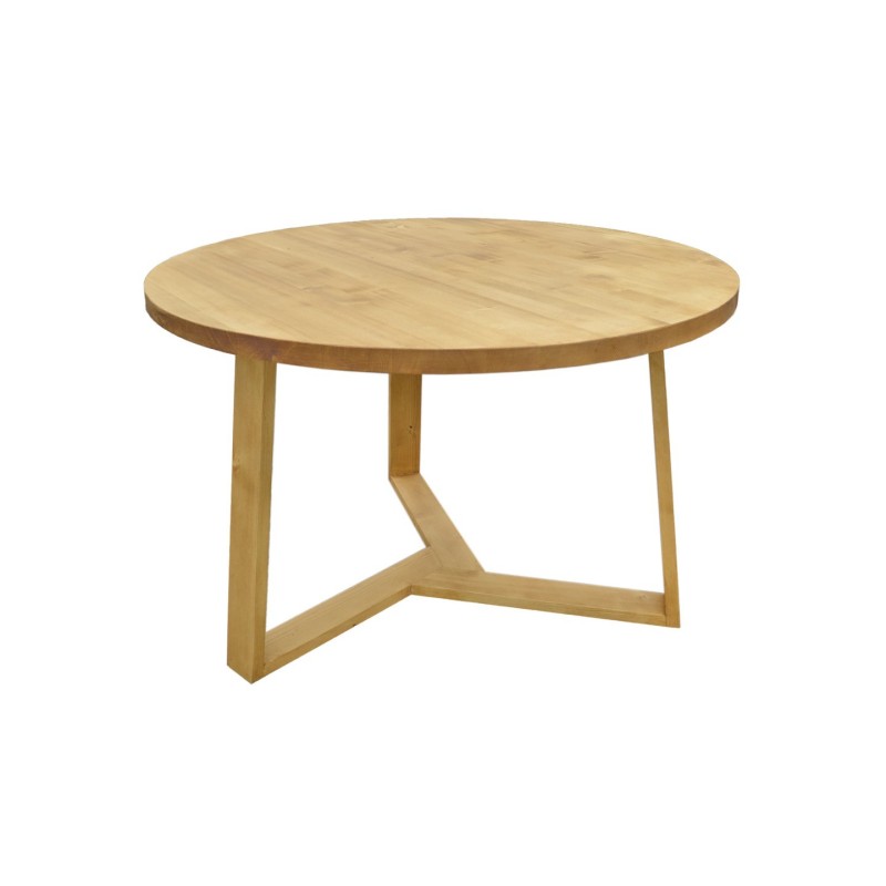 Table repas ronde Ø120 pied hélice