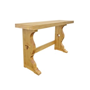 Table console épicéa massif