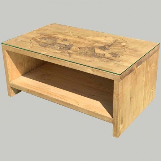 Table basse cube GM Traineau