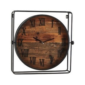 Horloge murale sur pivot