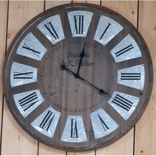 Horloge murale 79cm "brasserie"