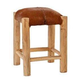 Tabouret peau de chèvre