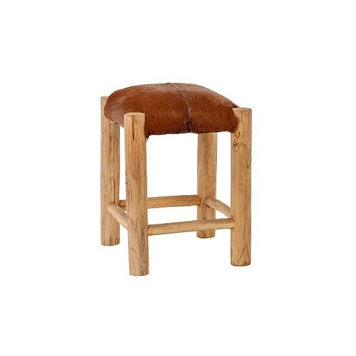 Tabouret peau de chèvre