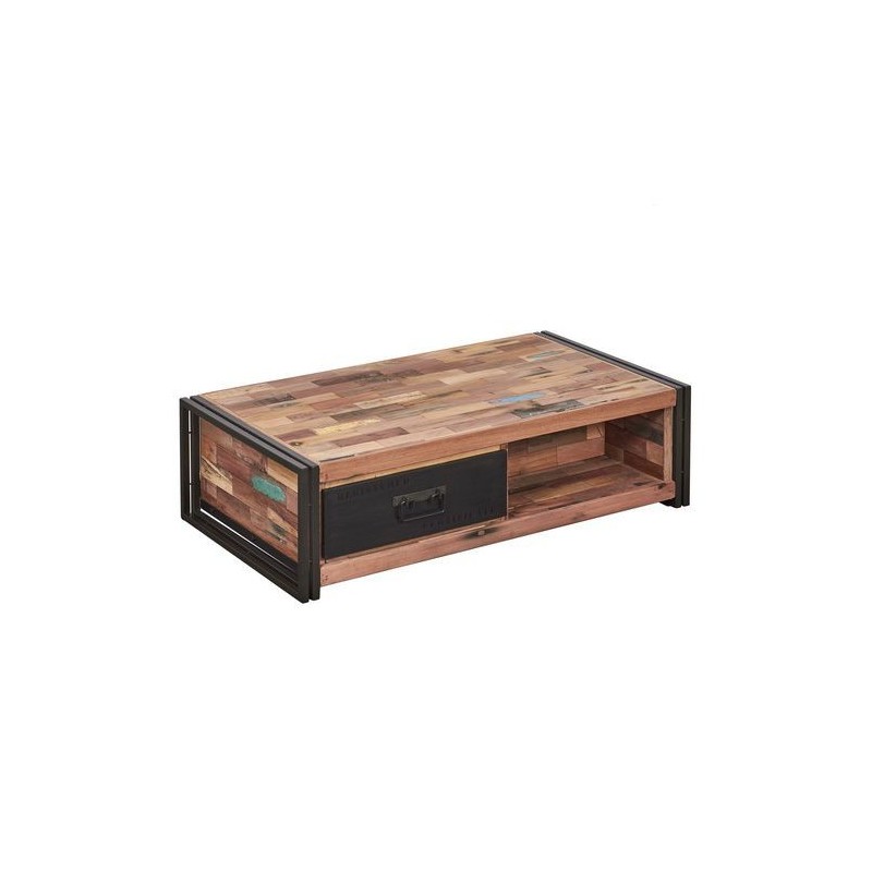 Table basse 120cm 2 tiroirs Samudra