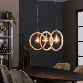Suspension 3L round wood