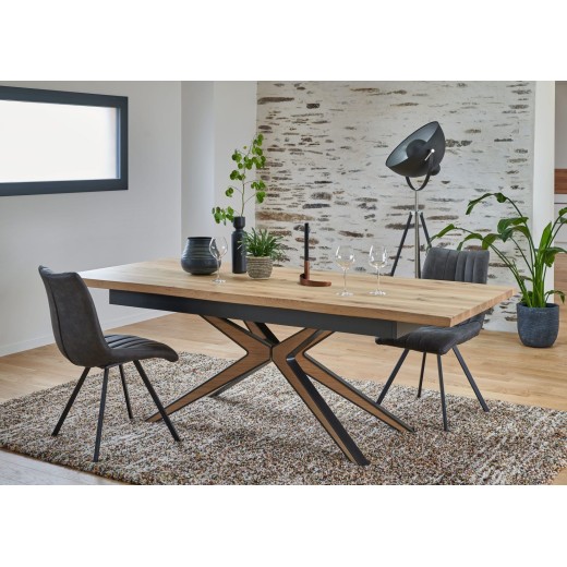 Table synchro avec allonge de 90cm