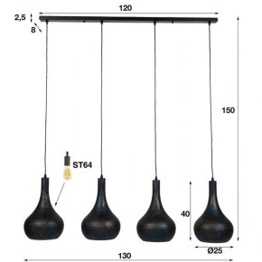 Suspension 4L cône poinçon