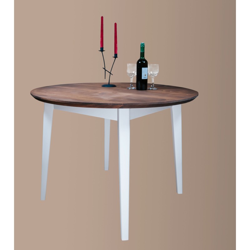 Table ronde fixe 110cm Nostalgie