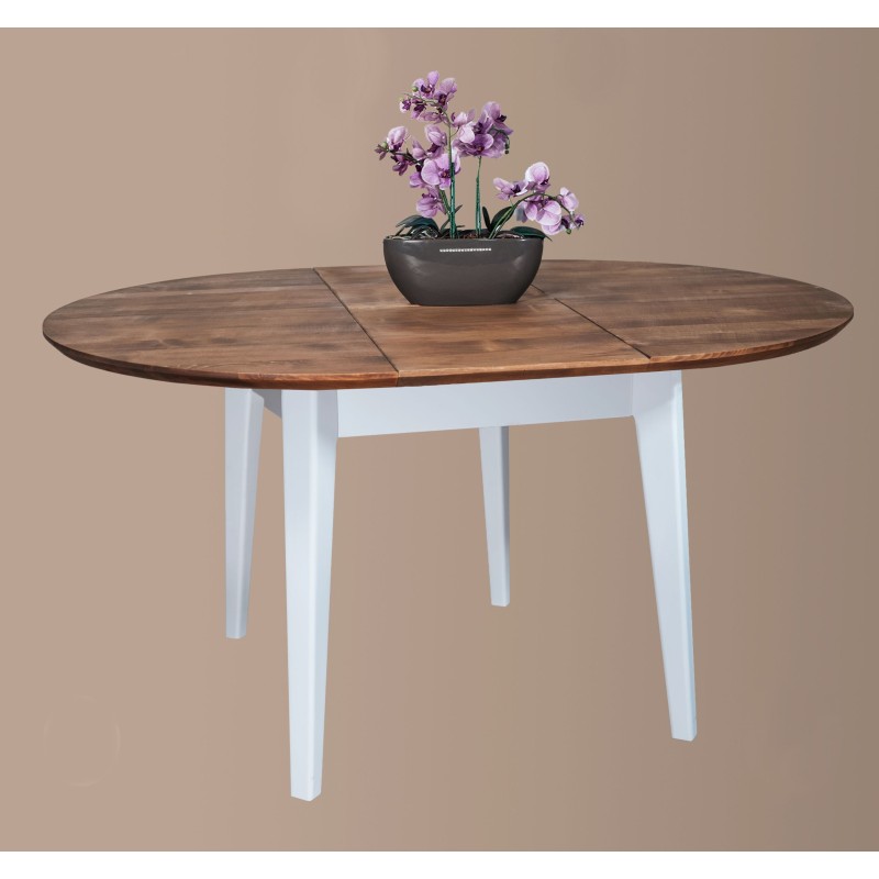 Table ronde ext. 110-150cm Nostalgie