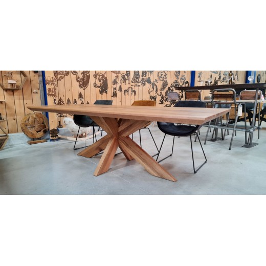 Table chêne massif 240cm ( Roma-Denver )