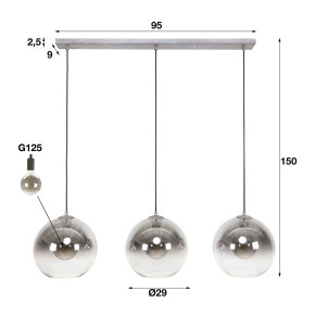 Suspension 3L bubble shaded