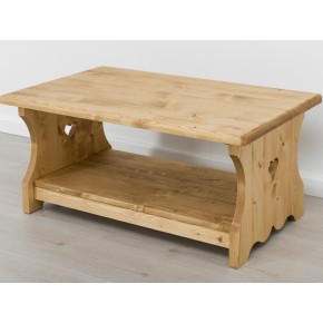 Table basse 100cm 2 cœurs Chamonix