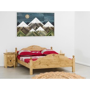 Lit double 140x190cm Chamonix