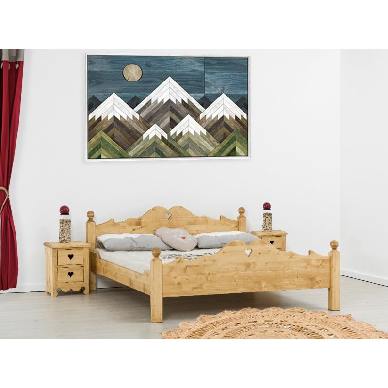 Lit double 140x190cm Chamonix