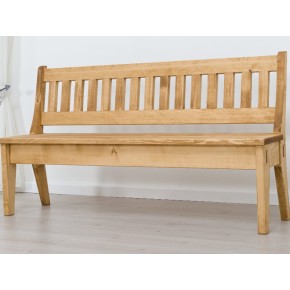 Banc avec dossier 120cm Chamonix