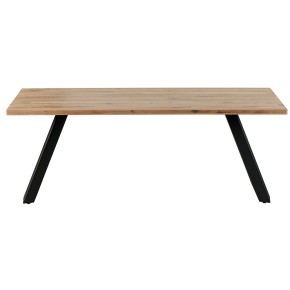 Table repas KENT 200cm blanchie