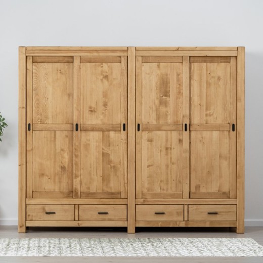 Armoire Adriana 4 portes coulissantes