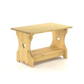 Table basse 70cm 2 cœurs Chamonix