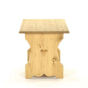 Table basse 70cm 2 cœurs Chamonix