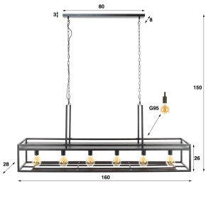 Suspension 6L bar à vin