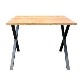 Table de bar 160cm pieds croix