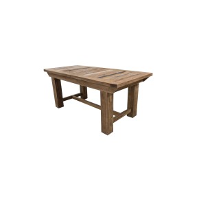 Table "ferme" teck massif + allonge