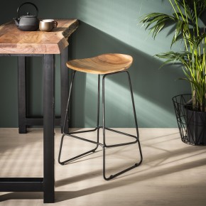 Tabouret de bar Ergo acacia