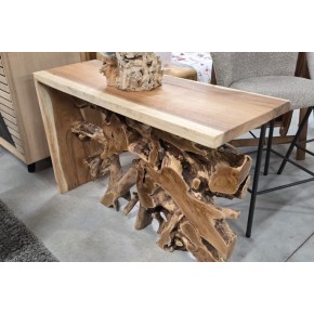 Console Natura rooty 120cm naturel